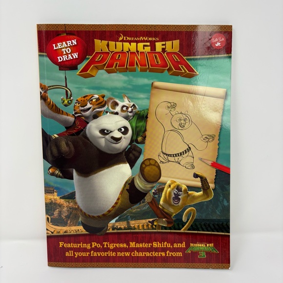 King Fu Panda Learn to Draw Book 2016 Dreamworks Animation - Picture 1 of 3